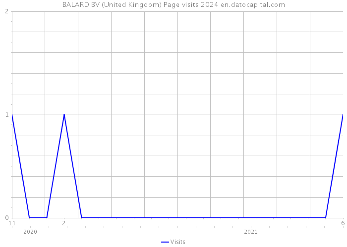 BALARD BV (United Kingdom) Page visits 2024 