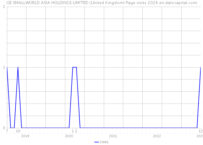 GE SMALLWORLD ASIA HOLDINGS LIMITED (United Kingdom) Page visits 2024 