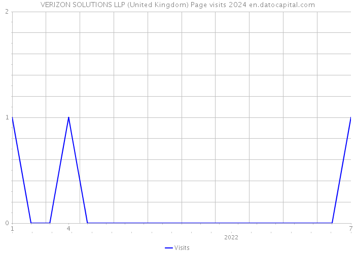 VERIZON SOLUTIONS LLP (United Kingdom) Page visits 2024 