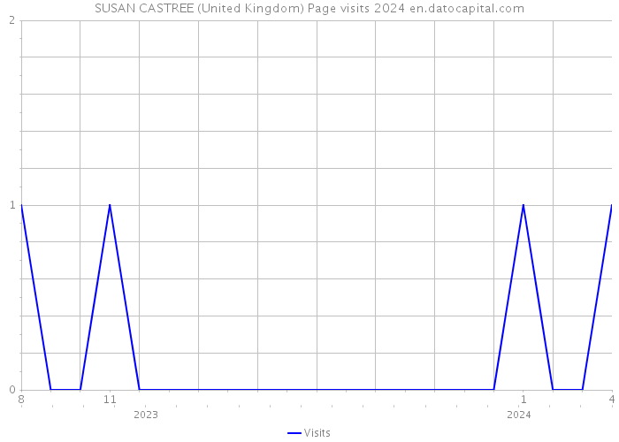 SUSAN CASTREE (United Kingdom) Page visits 2024 