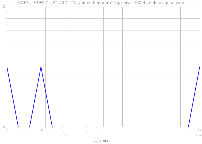 CAPSULE DESIGN STUDIO LTD (United Kingdom) Page visits 2024 