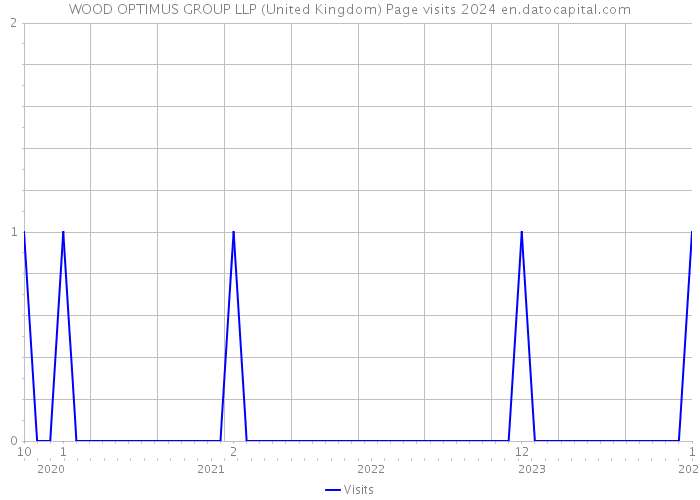 WOOD OPTIMUS GROUP LLP (United Kingdom) Page visits 2024 