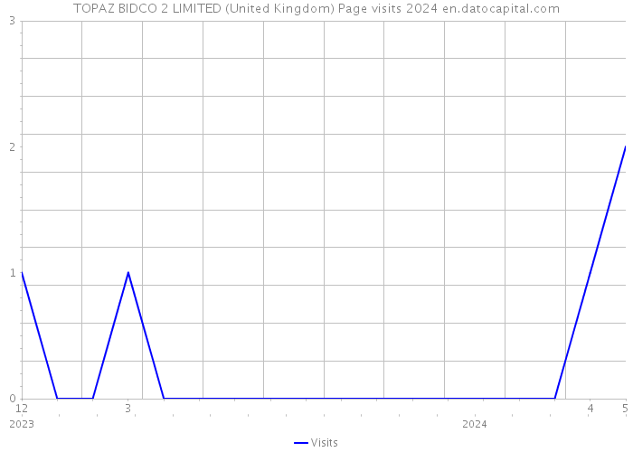 TOPAZ BIDCO 2 LIMITED (United Kingdom) Page visits 2024 