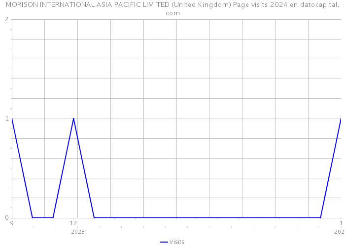 MORISON INTERNATIONAL ASIA PACIFIC LIMITED (United Kingdom) Page visits 2024 