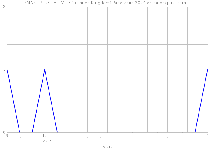 SMART PLUS TV LIMITED (United Kingdom) Page visits 2024 