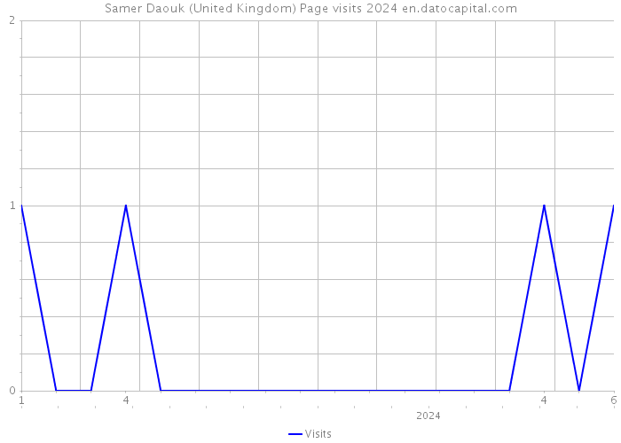 Samer Daouk (United Kingdom) Page visits 2024 