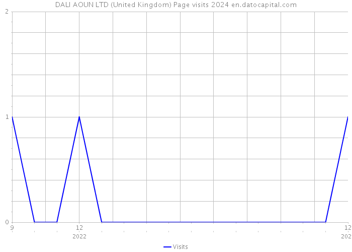 DALI AOUN LTD (United Kingdom) Page visits 2024 