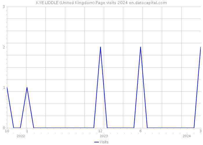 KYE LIDDLE (United Kingdom) Page visits 2024 
