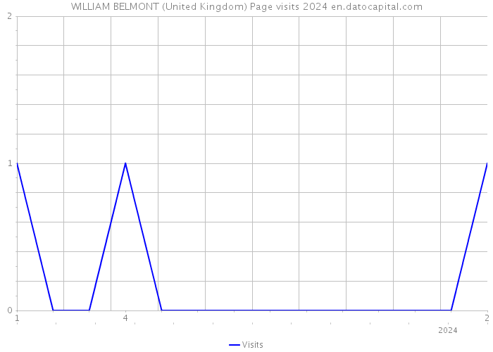 WILLIAM BELMONT (United Kingdom) Page visits 2024 