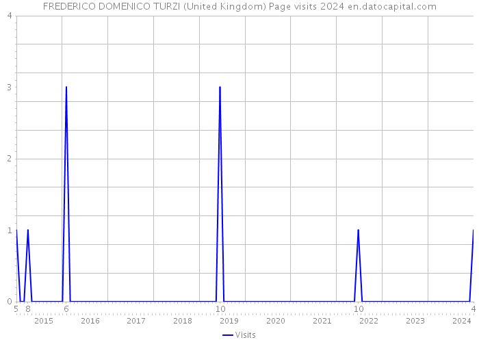 FREDERICO DOMENICO TURZI (United Kingdom) Page visits 2024 