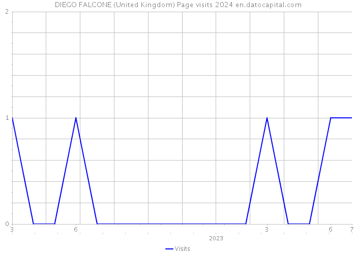 DIEGO FALCONE (United Kingdom) Page visits 2024 