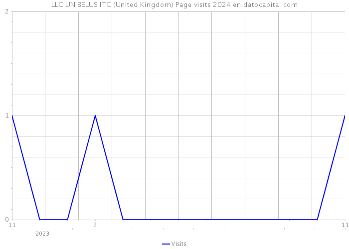 LLC UNIBELUS ITC (United Kingdom) Page visits 2024 