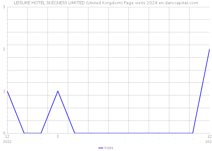 LEISURE HOTEL SKEGNESS LIMITED (United Kingdom) Page visits 2024 