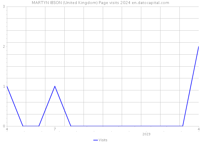 MARTYN IBSON (United Kingdom) Page visits 2024 