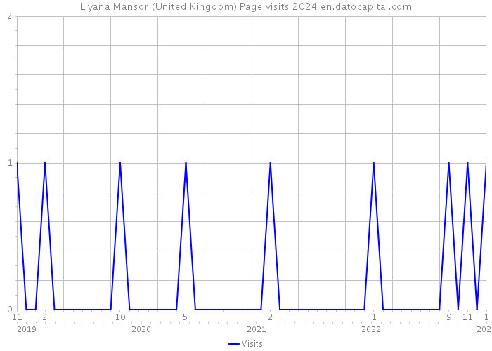 Liyana Mansor (United Kingdom) Page visits 2024 