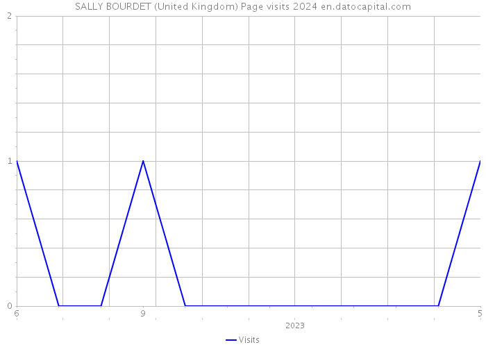 SALLY BOURDET (United Kingdom) Page visits 2024 