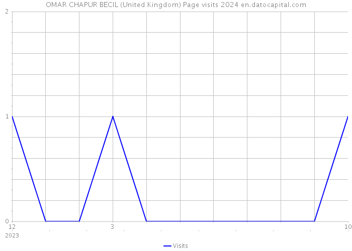 OMAR CHAPUR BECIL (United Kingdom) Page visits 2024 