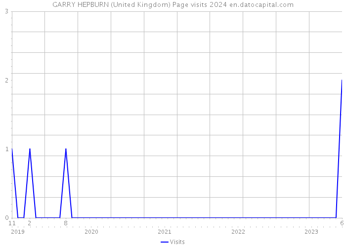 GARRY HEPBURN (United Kingdom) Page visits 2024 