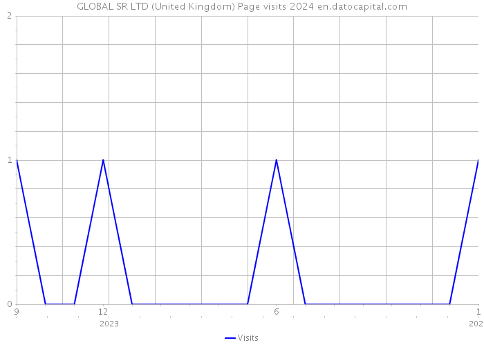 GLOBAL SR LTD (United Kingdom) Page visits 2024 