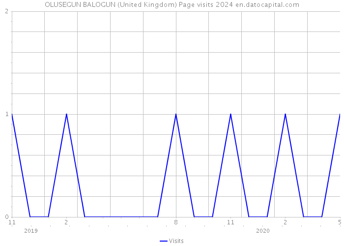 OLUSEGUN BALOGUN (United Kingdom) Page visits 2024 