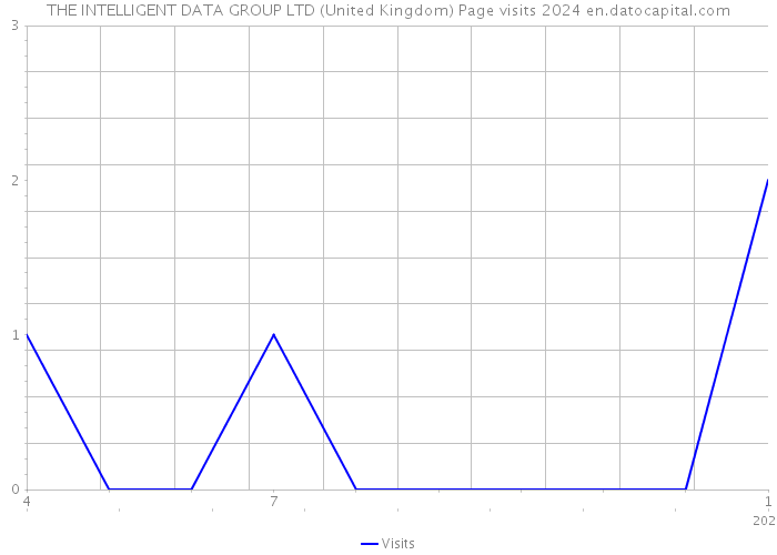 THE INTELLIGENT DATA GROUP LTD (United Kingdom) Page visits 2024 