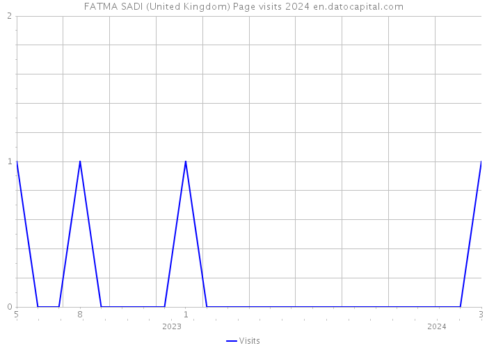 FATMA SADI (United Kingdom) Page visits 2024 