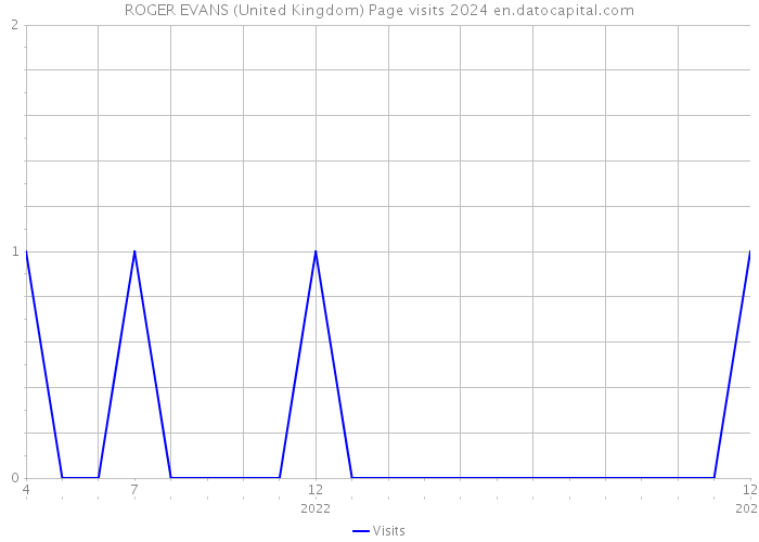 ROGER EVANS (United Kingdom) Page visits 2024 