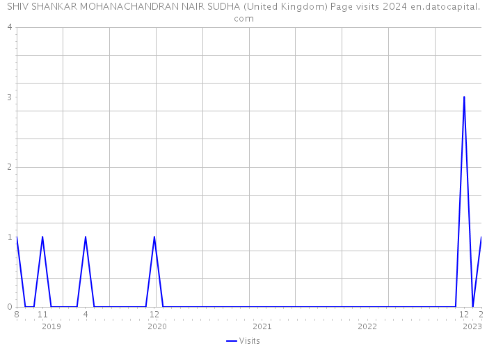 SHIV SHANKAR MOHANACHANDRAN NAIR SUDHA (United Kingdom) Page visits 2024 