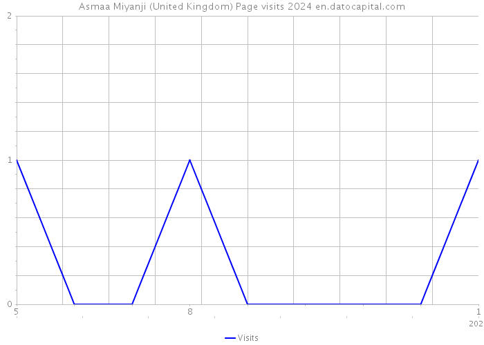 Asmaa Miyanji (United Kingdom) Page visits 2024 