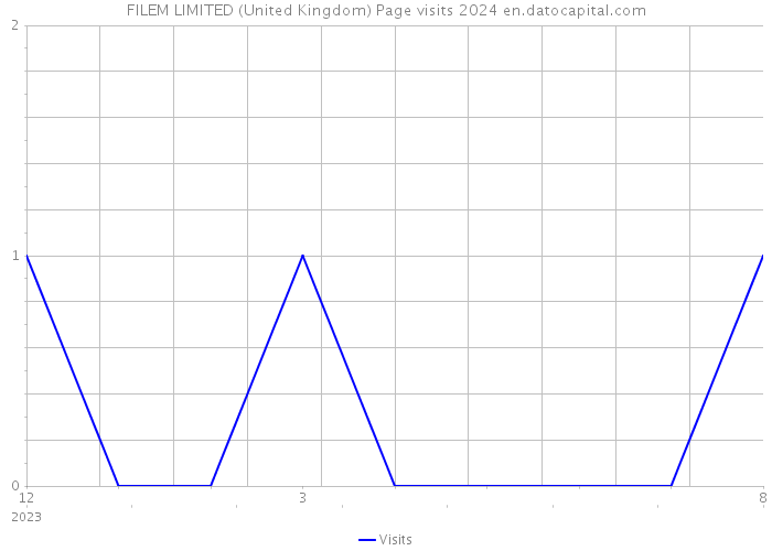 FILEM LIMITED (United Kingdom) Page visits 2024 
