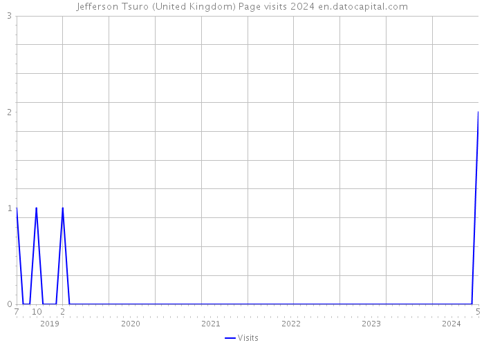 Jefferson Tsuro (United Kingdom) Page visits 2024 