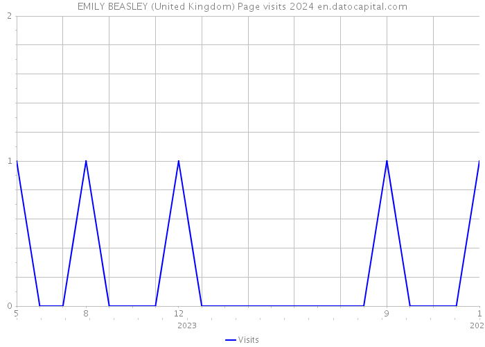 EMILY BEASLEY (United Kingdom) Page visits 2024 