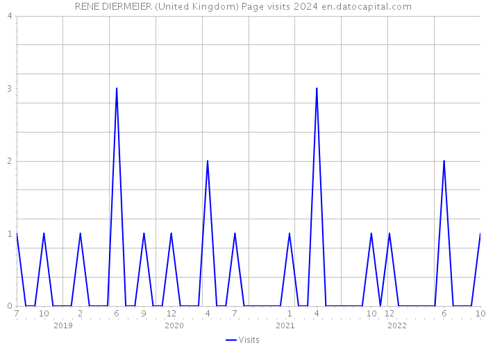 RENE DIERMEIER (United Kingdom) Page visits 2024 