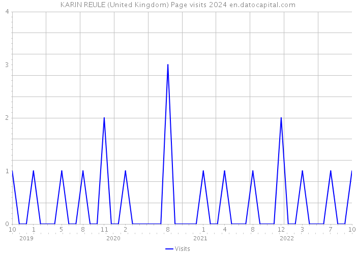KARIN REULE (United Kingdom) Page visits 2024 