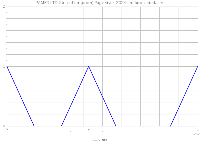 PAMER LTD (United Kingdom) Page visits 2024 