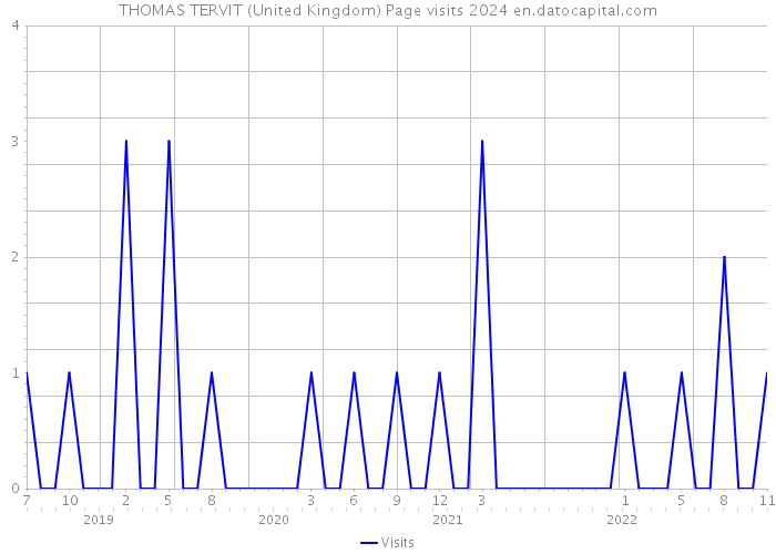 THOMAS TERVIT (United Kingdom) Page visits 2024 