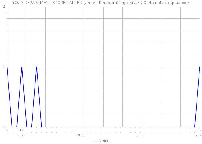 YOUR DEPARTMENT STORE LIMITED (United Kingdom) Page visits 2024 