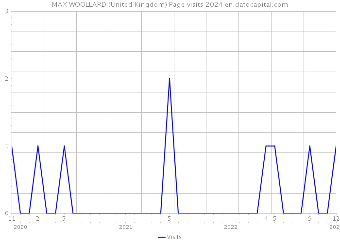 MAX WOOLLARD (United Kingdom) Page visits 2024 