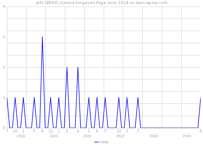 JAN GERING (United Kingdom) Page visits 2024 
