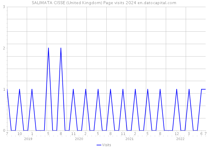 SALIMATA CISSE (United Kingdom) Page visits 2024 