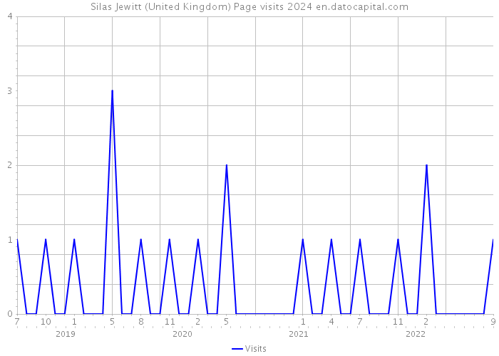 Silas Jewitt (United Kingdom) Page visits 2024 