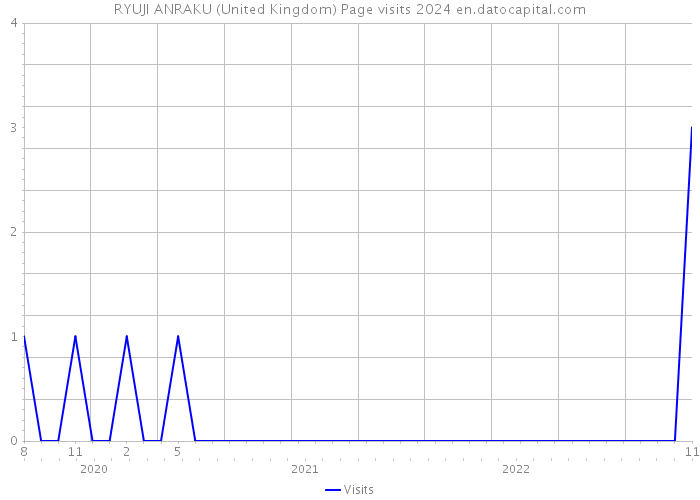 RYUJI ANRAKU (United Kingdom) Page visits 2024 