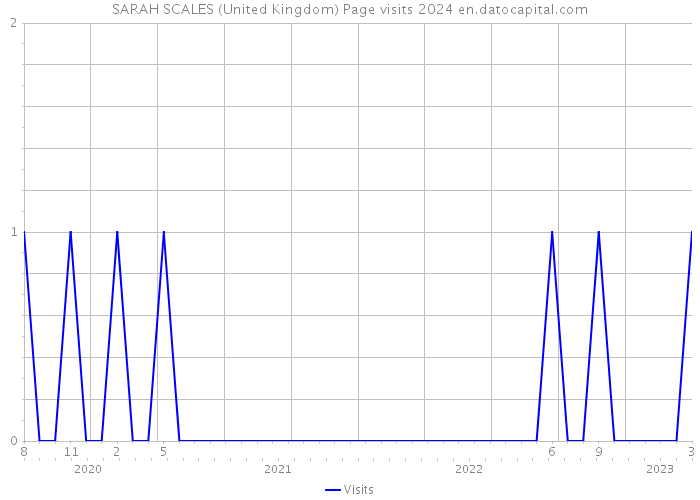 SARAH SCALES (United Kingdom) Page visits 2024 