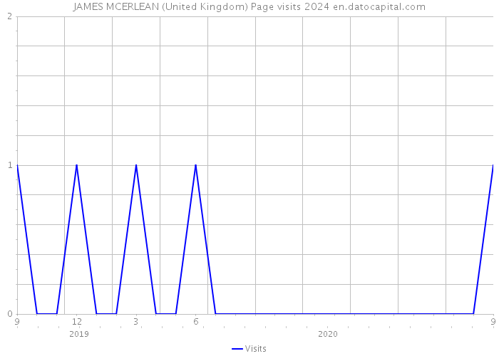 JAMES MCERLEAN (United Kingdom) Page visits 2024 