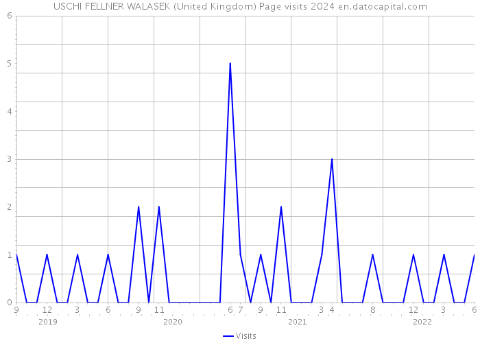 USCHI FELLNER WALASEK (United Kingdom) Page visits 2024 