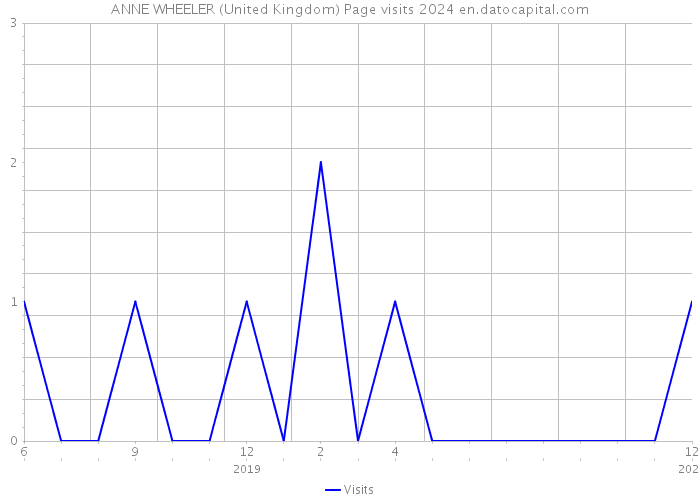 ANNE WHEELER (United Kingdom) Page visits 2024 