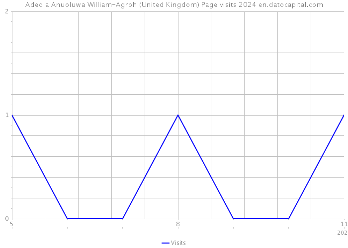 Adeola Anuoluwa William-Agroh (United Kingdom) Page visits 2024 