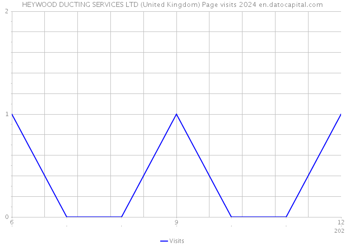HEYWOOD DUCTING SERVICES LTD (United Kingdom) Page visits 2024 