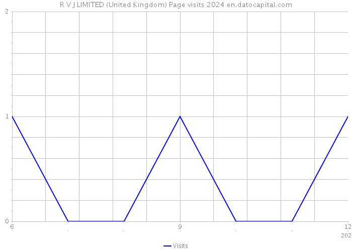 R V J LIMITED (United Kingdom) Page visits 2024 
