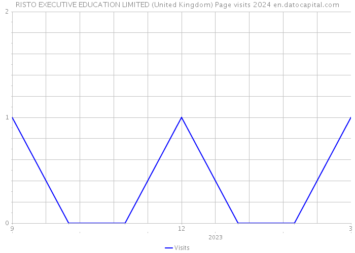 RISTO EXECUTIVE EDUCATION LIMITED (United Kingdom) Page visits 2024 